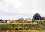 Stanislaw Debicki Landscape from Stryja Sweden oil painting artist